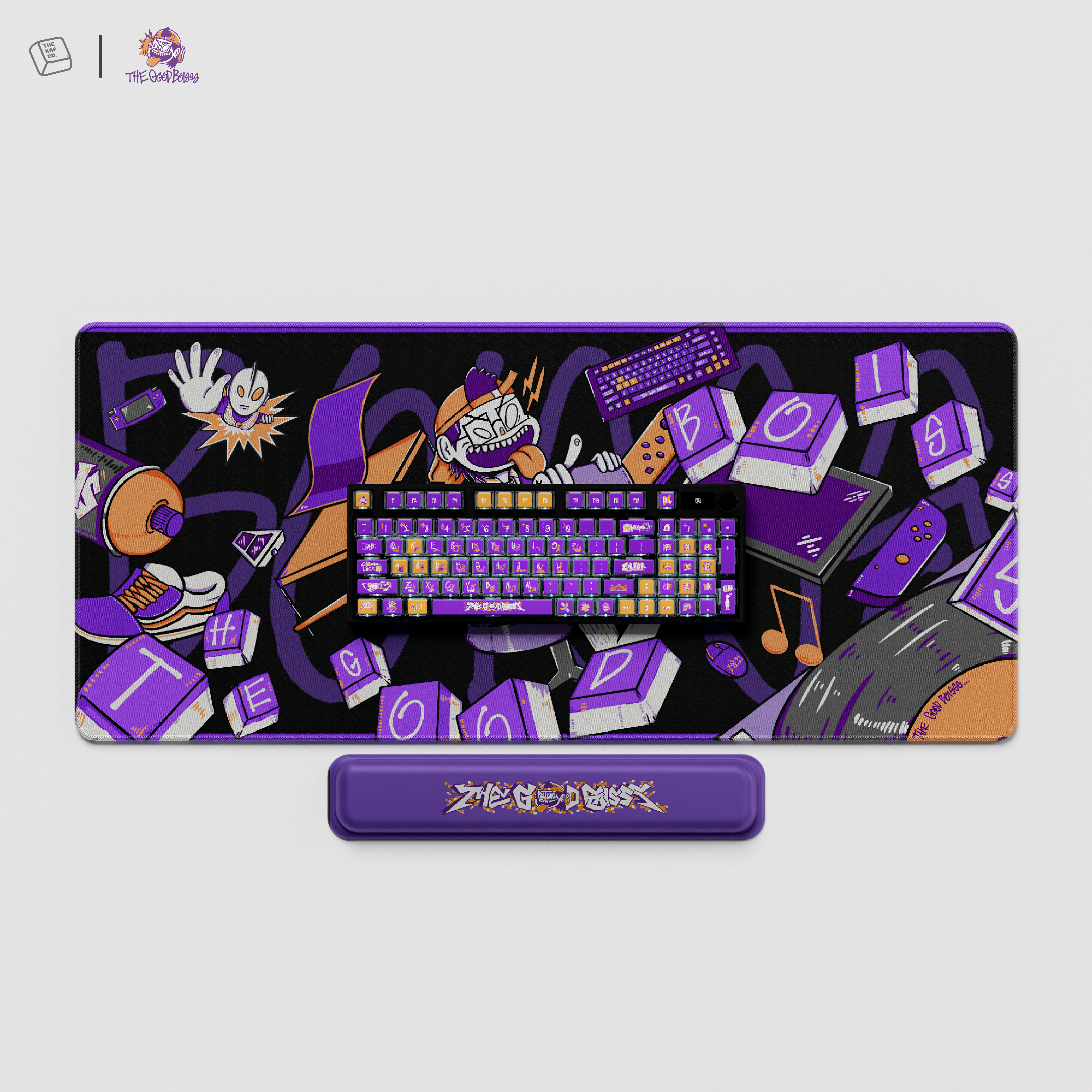 Thekapco x The Good Boisss | Create & Chill Department Deskmat & Wristrest