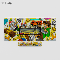 Thekapco x YANG | The Graffiti Deskmat & Wristrest