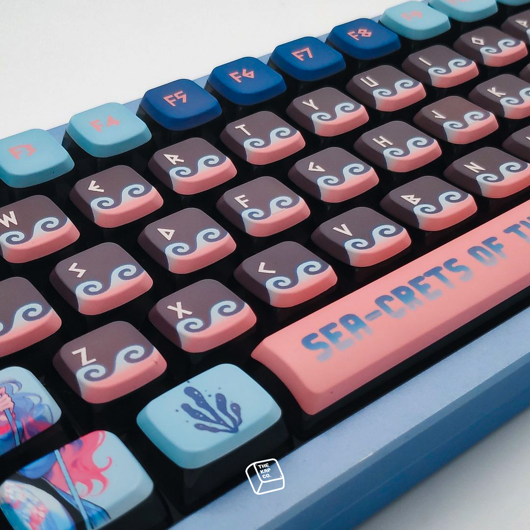Thekapco x Powdersea | Greekeys Poseidon Keycap Set