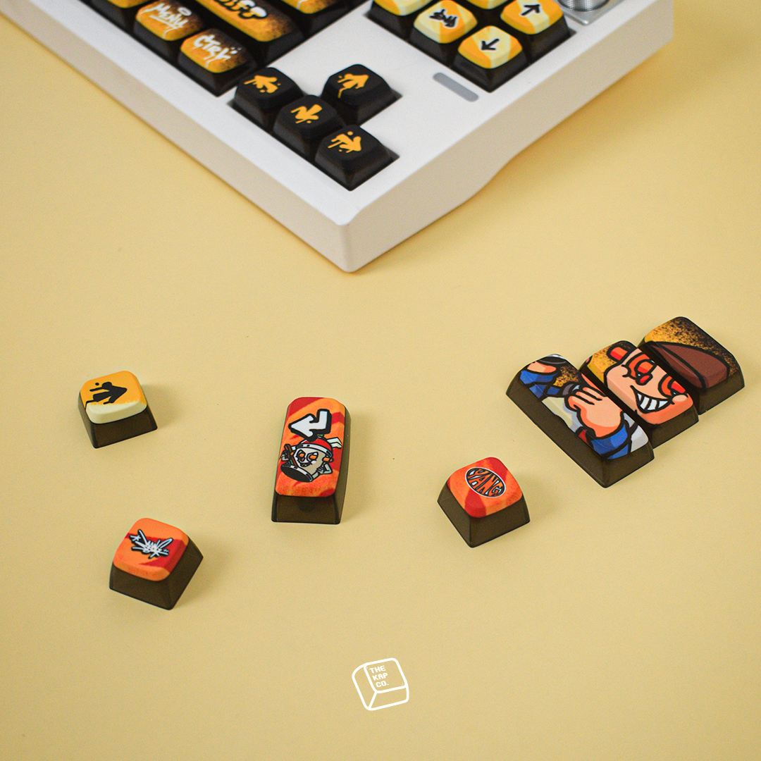 Thekapco x YANG | The Graffiti Deskmat & Wristrest