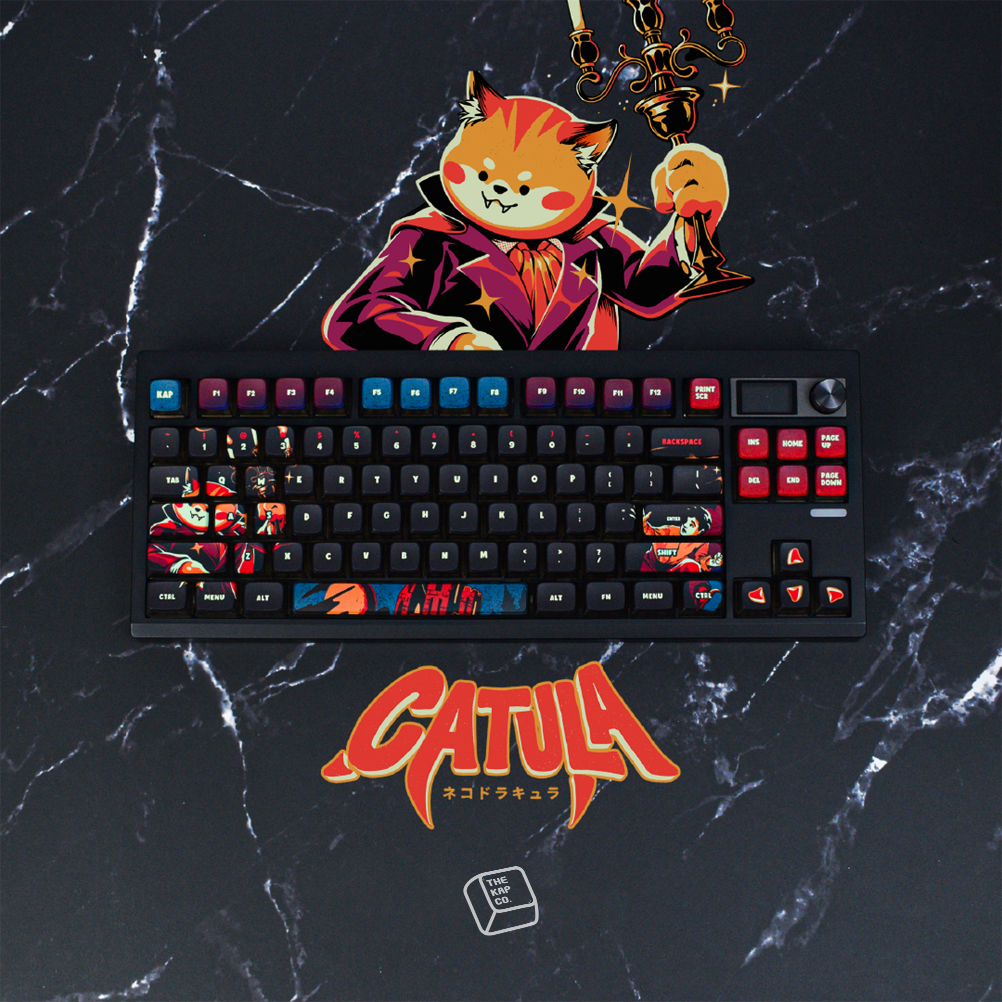 Thekapco x Ilustrata | Catula Keycap Set