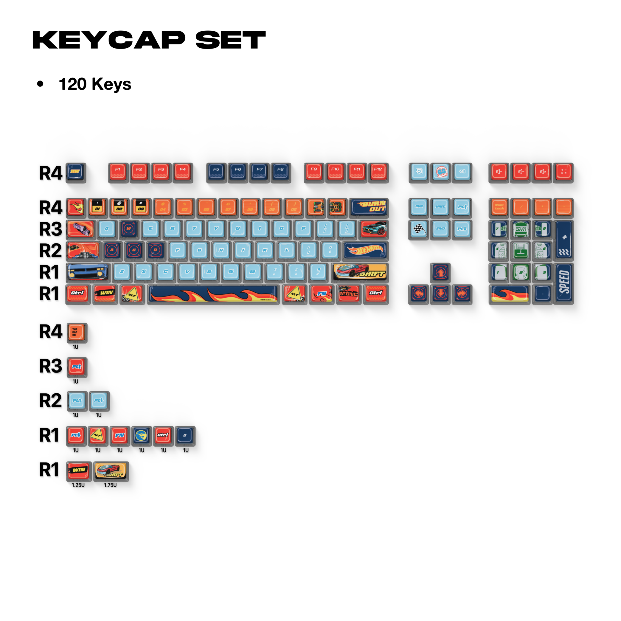 Hot Wheels Original - Keycaps