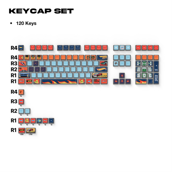 Hot Wheels Original - Keycaps
