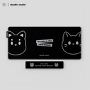 Thekapco x Doudle Studio | Doudle is the New Black Deskmat & Wristrest