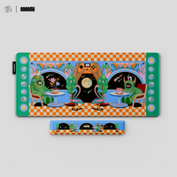 Thekapco x Monty | Galactic Getaway Deskmat & Wristrest