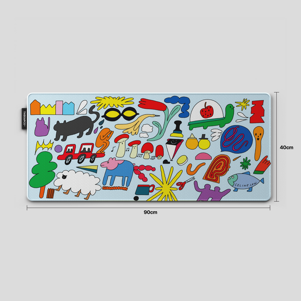 Thekapco x Celine LKW | Playground Deskmat