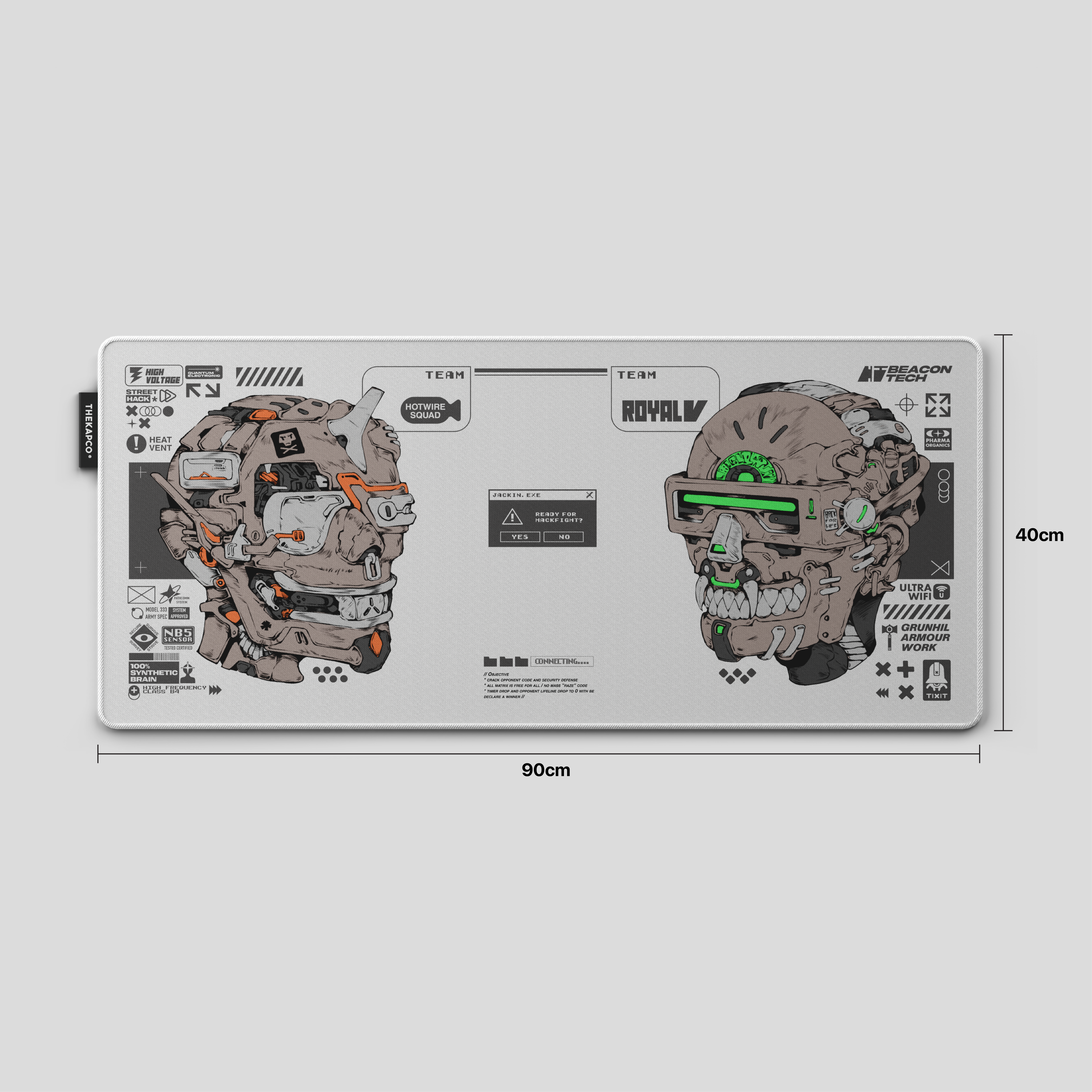 Thekapco x TIXIT | Hackfight Deksmat & Wristrest