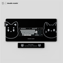 Thekapco x Doudle Studio | Doudle is the New Black Deskmat & Wristrest