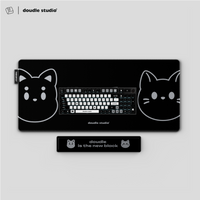 Thekapco x Doudle Studio | Doudle is the New Black Deskmat & Wristrest
