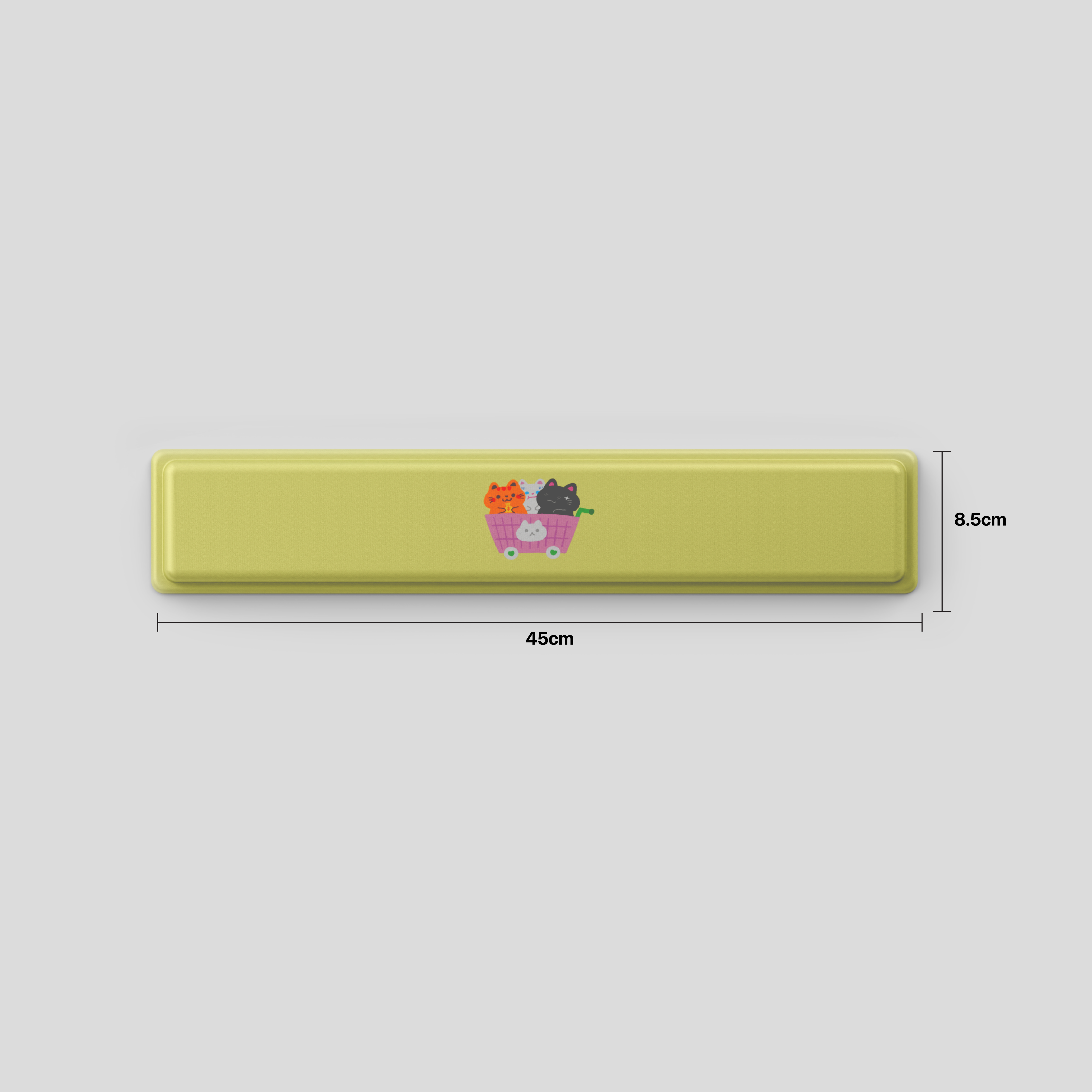 Thekapco x Secondfloorneko | Grocery Cat Deskmat & Wristrest