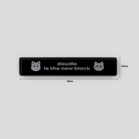 Thekapco x Doudle Studio | Doudle is the New Black Deskmat & Wristrest