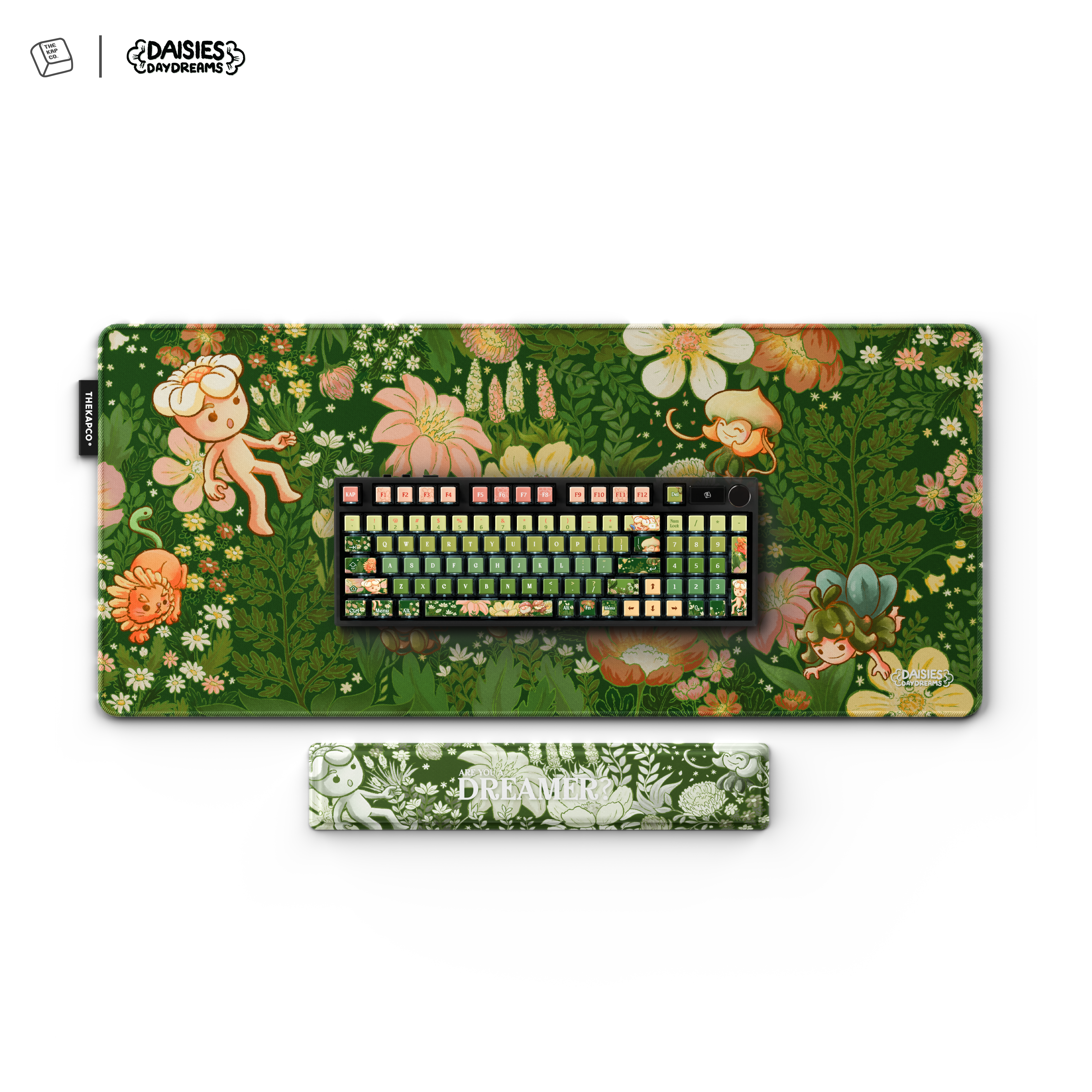Thekapco x DaisiesDayDreams | Dream's Garden Deskmat