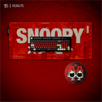Thekapco x Peanuts | Urban Japan Deskmat - Red Urban