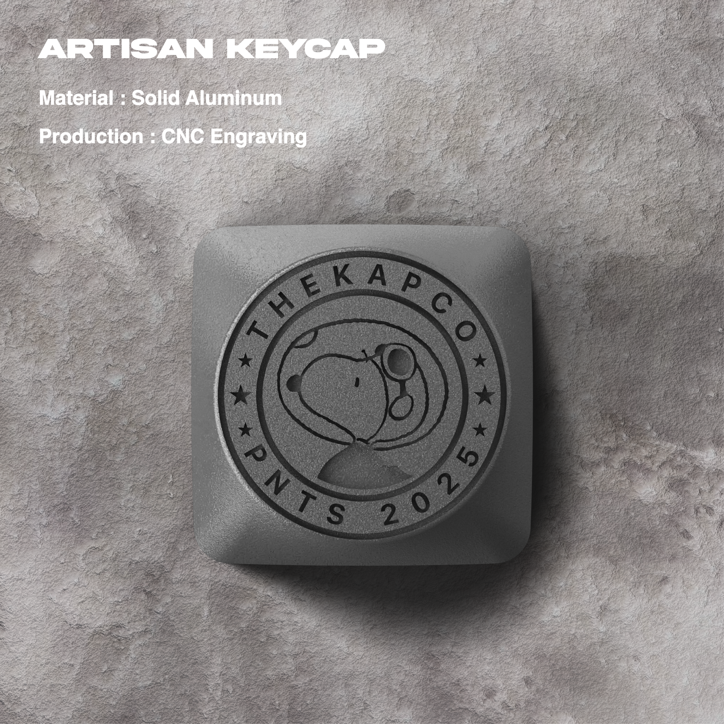 Thekapco x Peanuts | Vintage Astronaut Artisan Keycaps