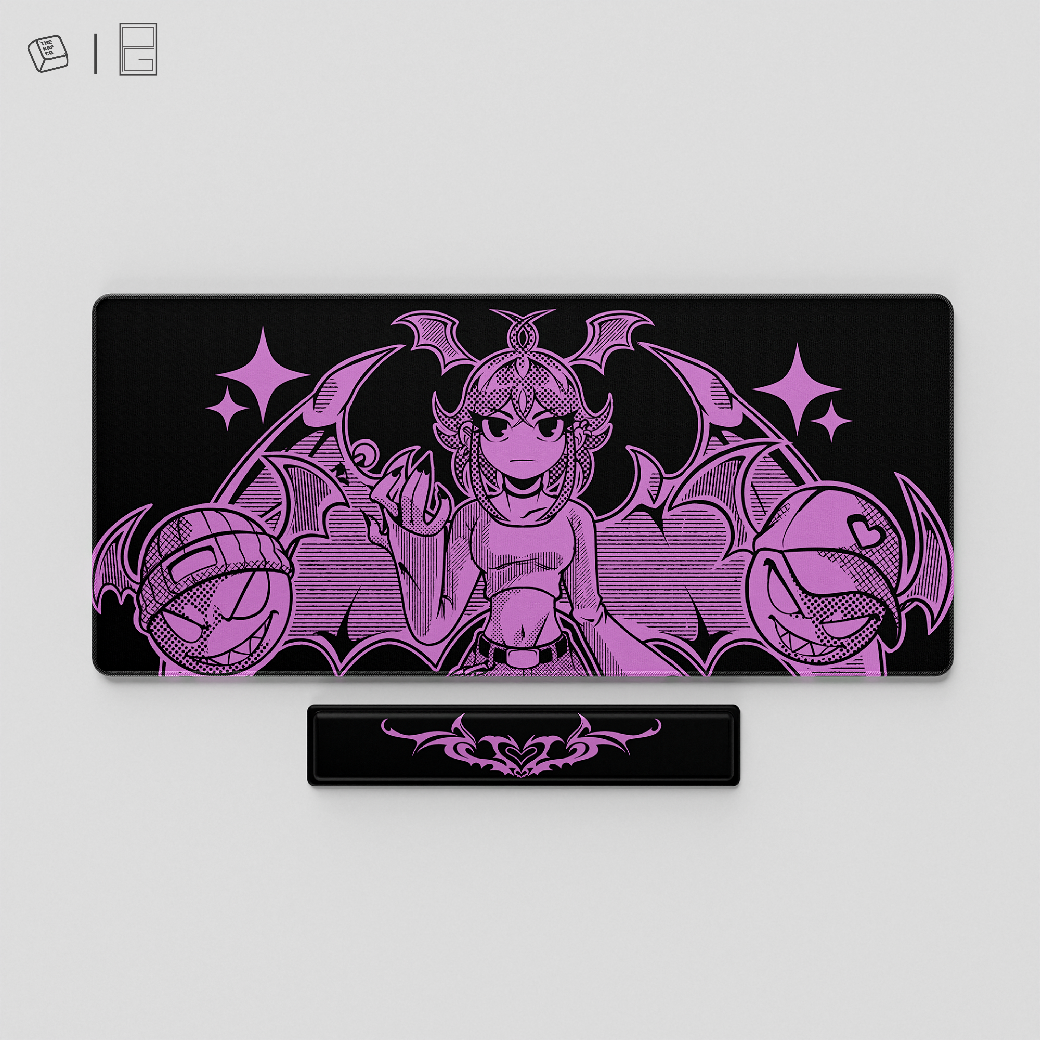 Thekapco x Gazola | Little Demon Deskmat & Wristrest