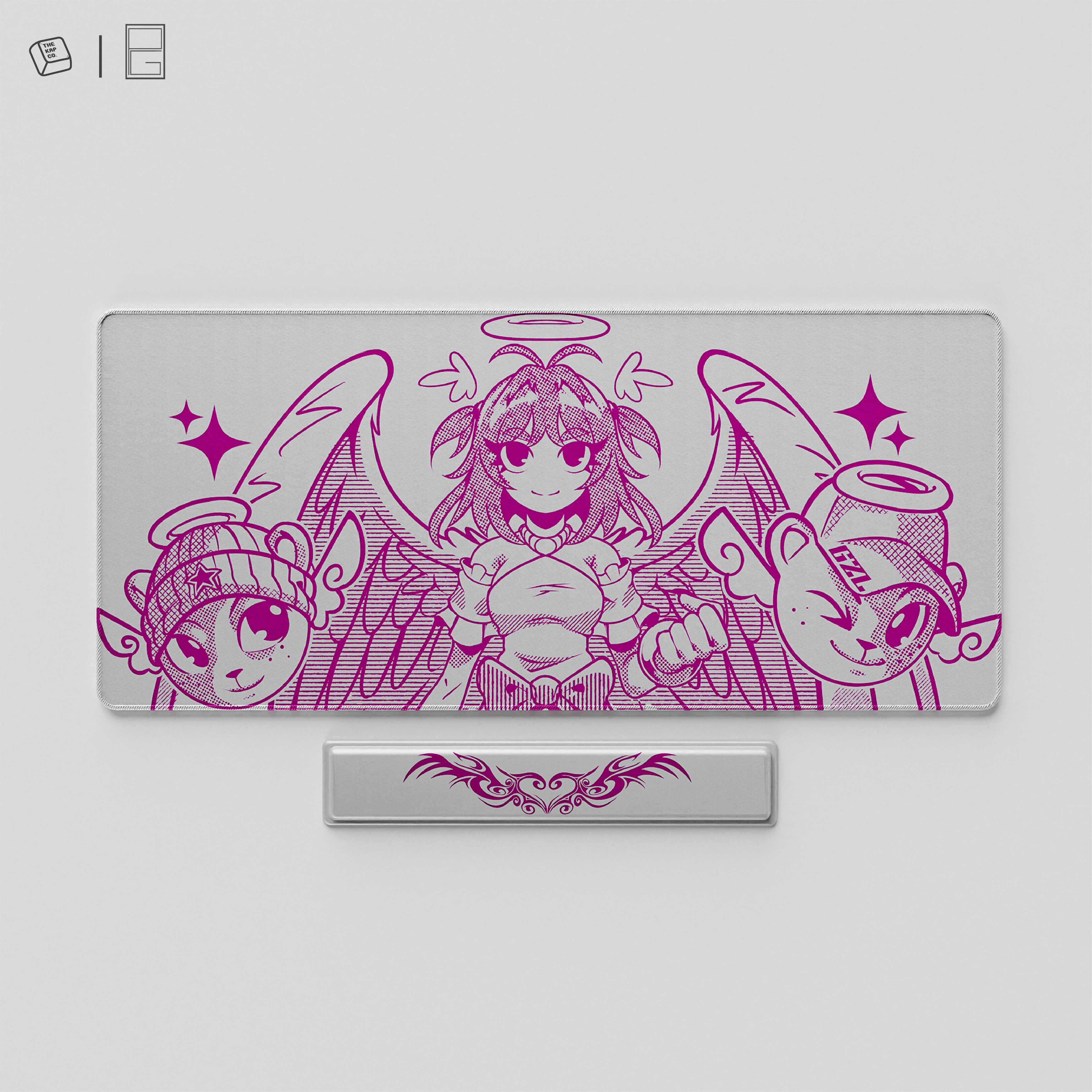 Thekapco x Gazola | Little Angel Deskmat & Wristrest