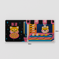 Thekapco x EduEly | Shiba Hut Deskmat / Wristrest