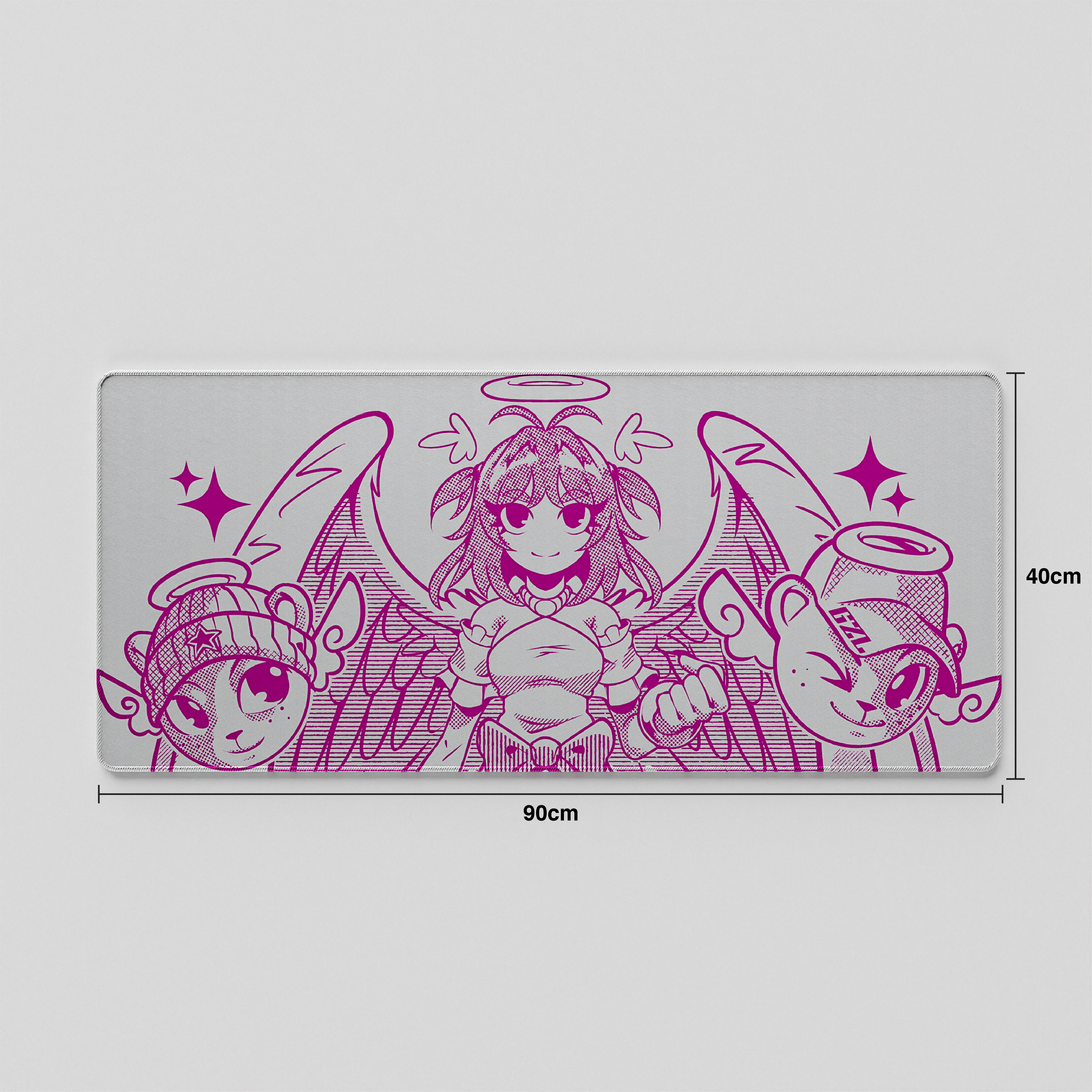 Thekapco x Gazola | Little Angel Deskmat & Wristrest