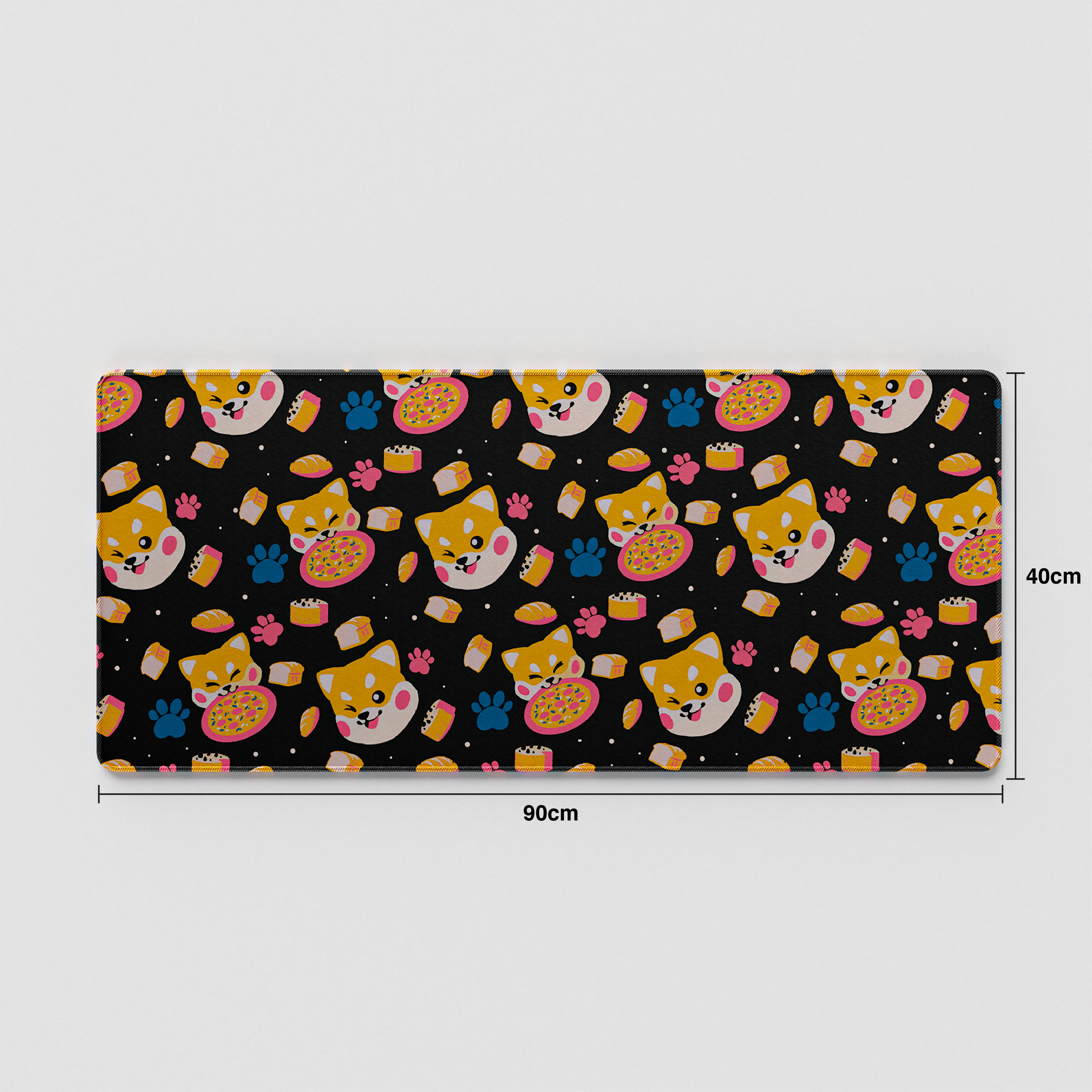 Thekapco x EduEly | Shiba Hut Deskmat / Wristrest