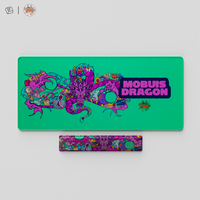 Thekapco x Vaunsarts | Mobius Dragon Deskmat & Wristrest