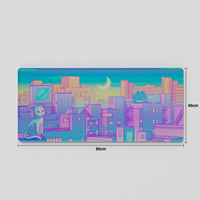 Thekapco x Elora | Moonlight City Deskmat & Wristrest