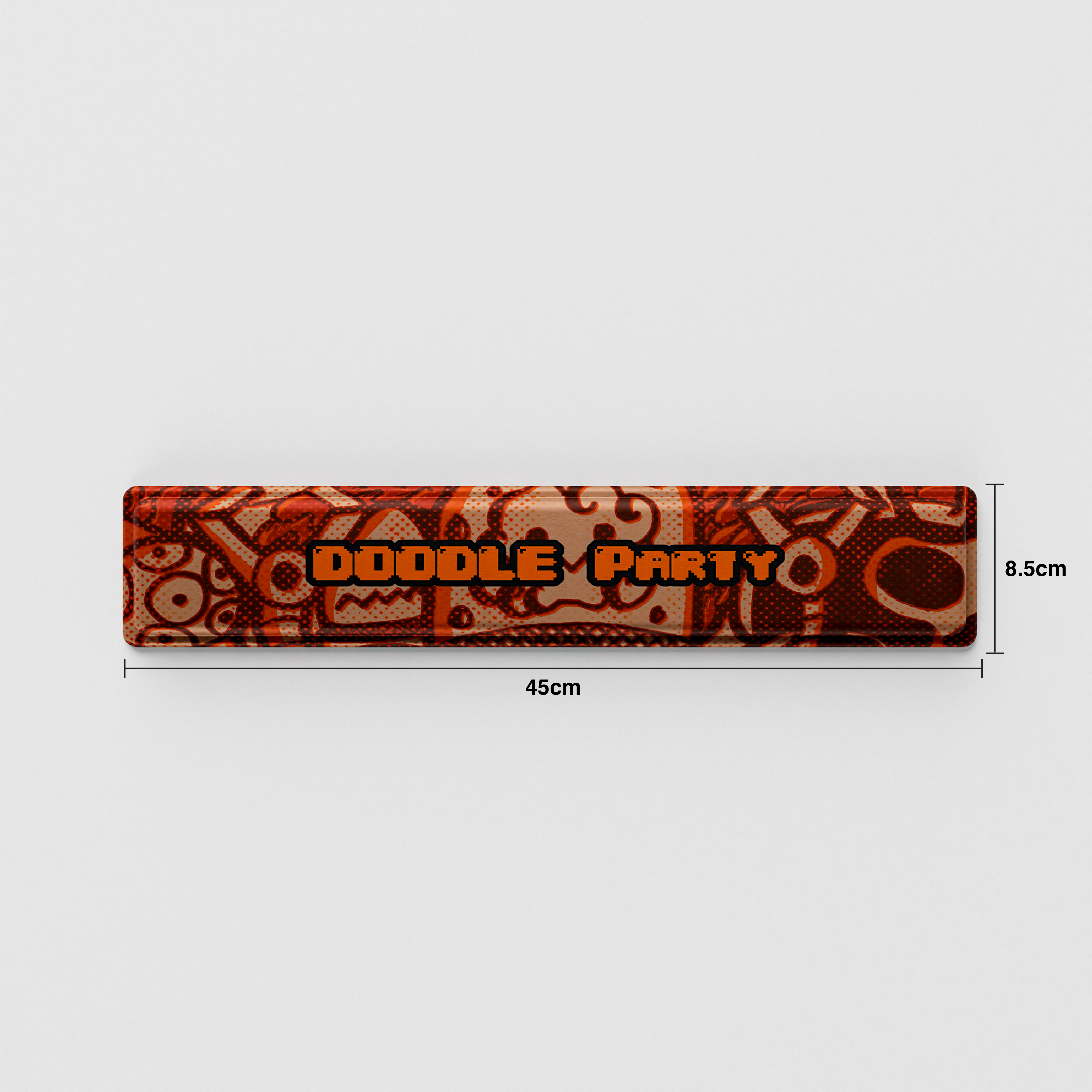Thekapco x Vaunsarts | Doodle Party Deskmat / Wristrest