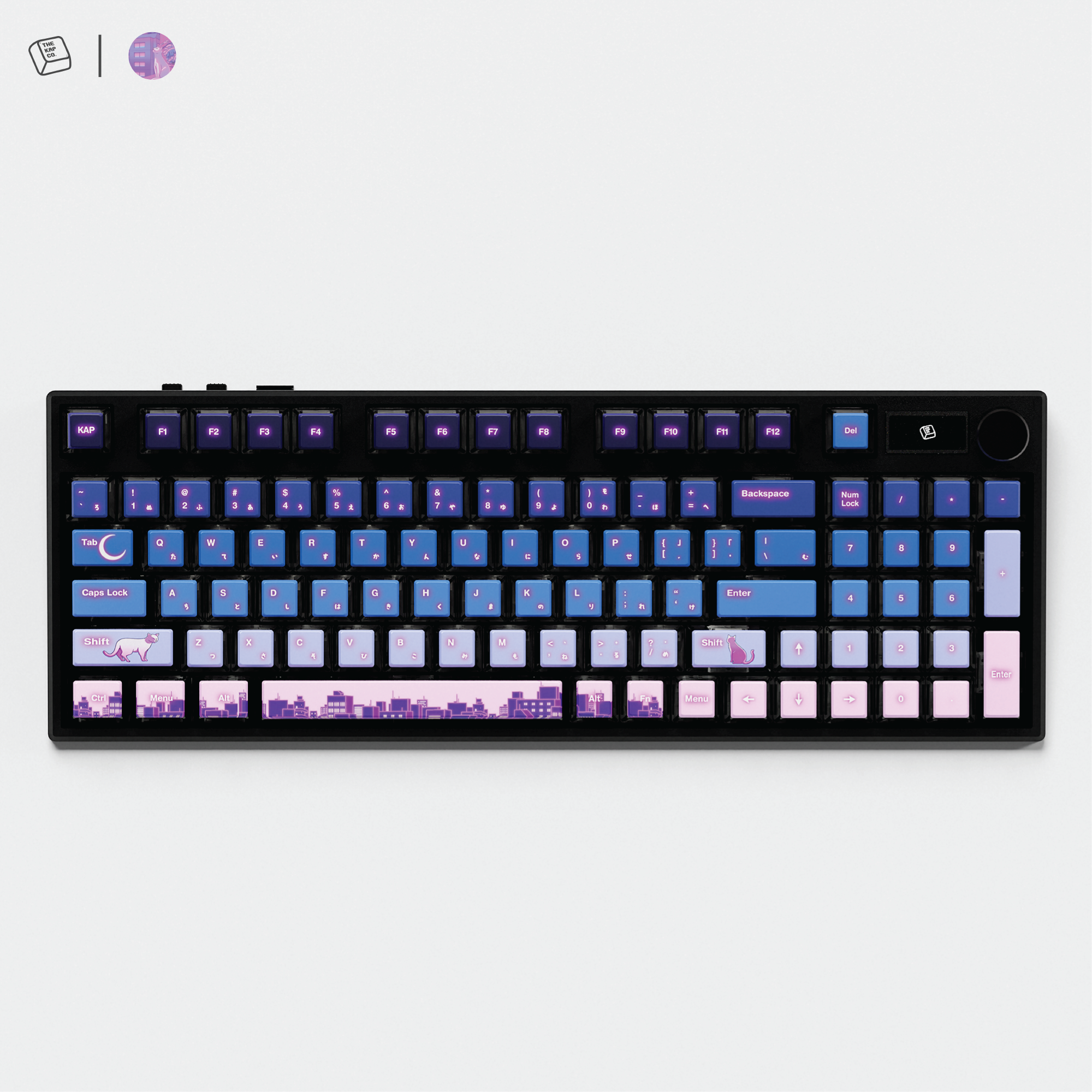 Thekapco x Elora | Night in the Neko City Keycap Set