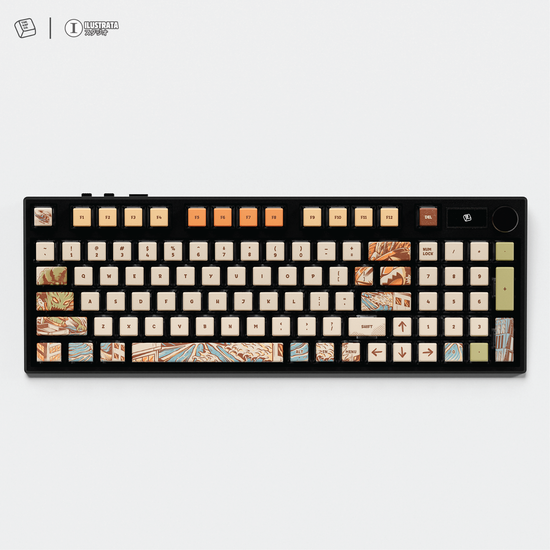 Thekapco x Ilustrata | Kaiju Food Fight Keycaps