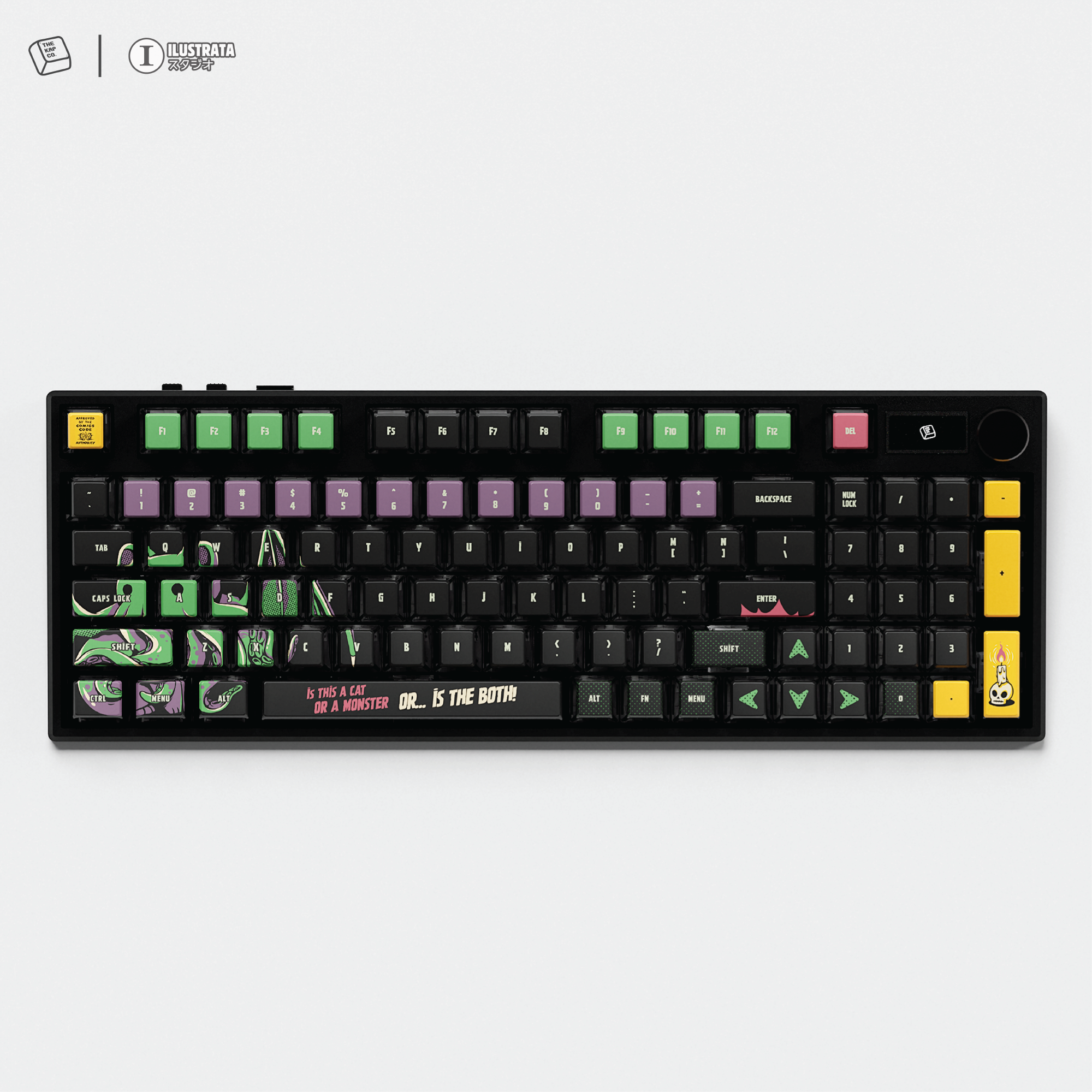 Thekapco x Ilustrata | Cathulhu Keycap Set