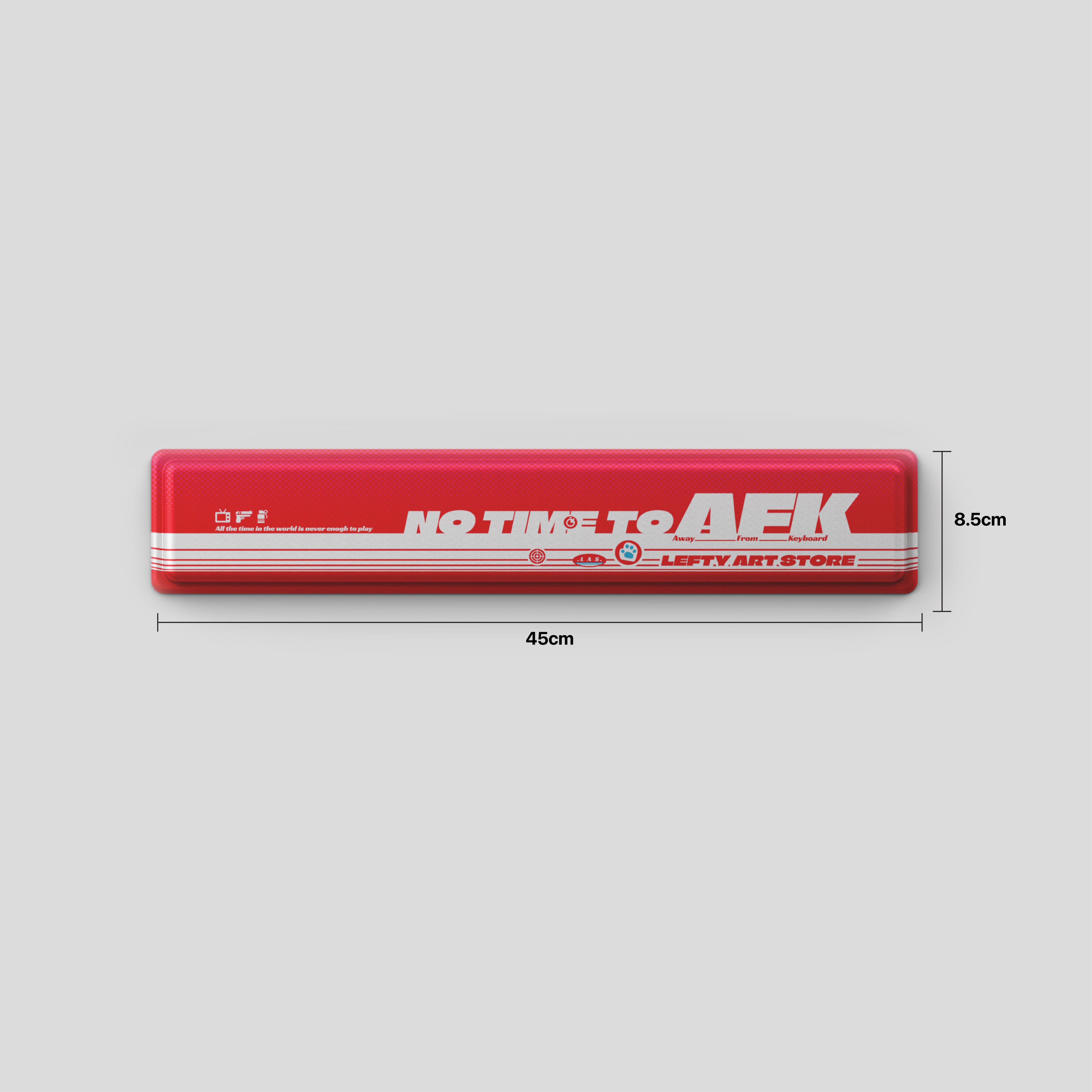 Thekapco x Lefty Art Store | No Time To AFK Deskmat & Wristrest