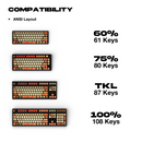 Thekapco x Autumnberry | Apple Star Keycaps