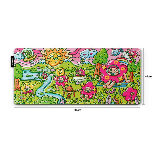 Thekapco x Ugldorable |  Bloomstatic Garden Deskmat