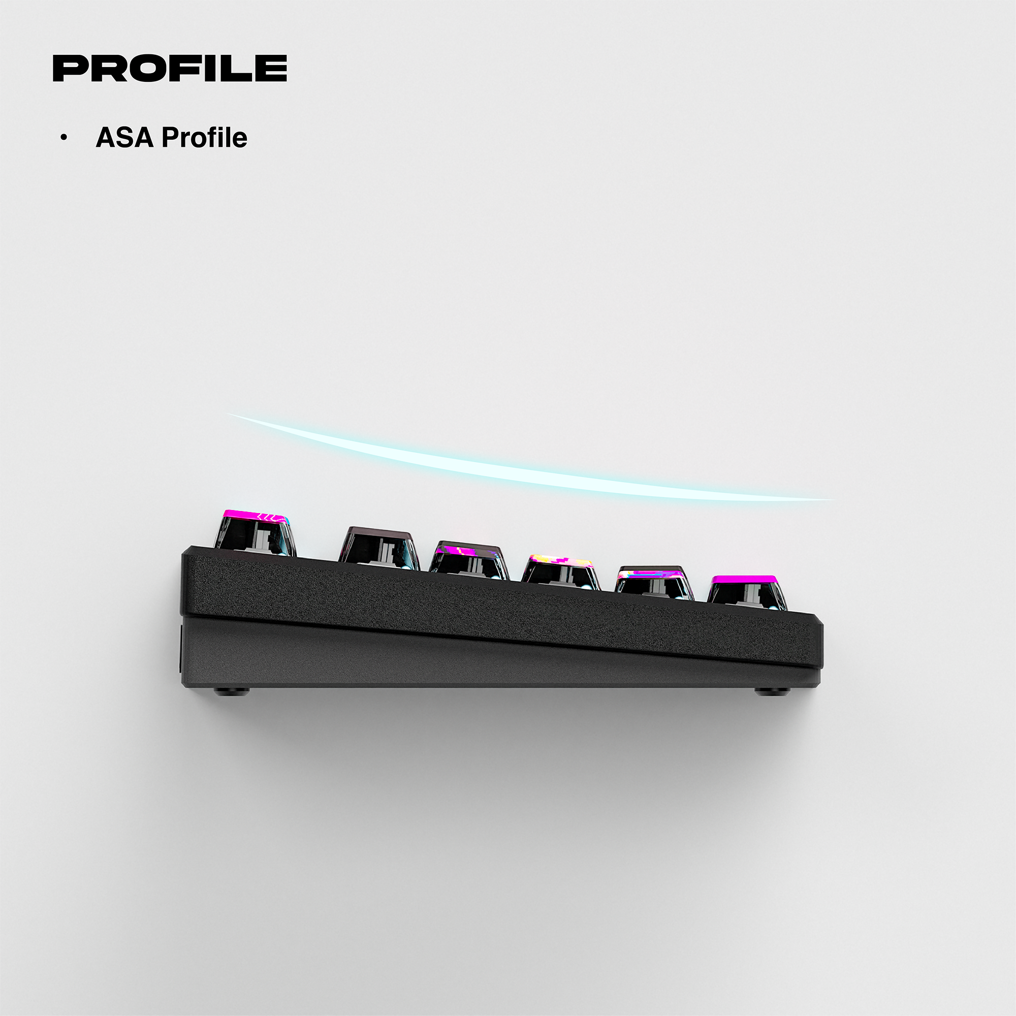 Thekapco x Pixel Jeff | Neon Japan Keycap Set