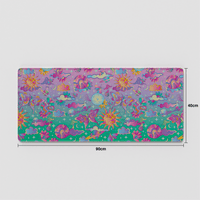 Thekapco x Kelsie Cosmic | Garden of Unearthly Delight Deskmat & Wristrest