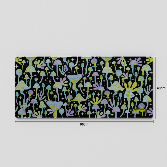 Thekapco x Kelsie Cosmic | Growing & Glowing Deskmat / Wristrest