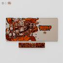 Thekapco x Vaunsarts | Doodle Party Deskmat & Wristrest