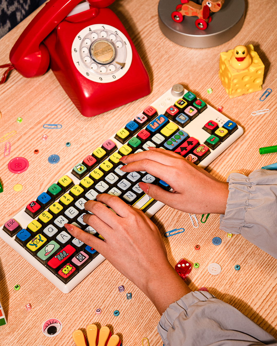 Thekapco x Celine LKW | Playground Deskmat & Wristrest