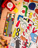 Thekapco x Celine LKW | Playground Deskmat & Wristrest