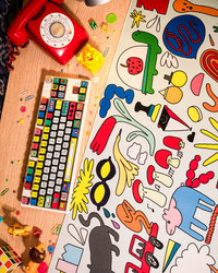Thekapco x Celine LKW | Playground Deskmat & Wristrest