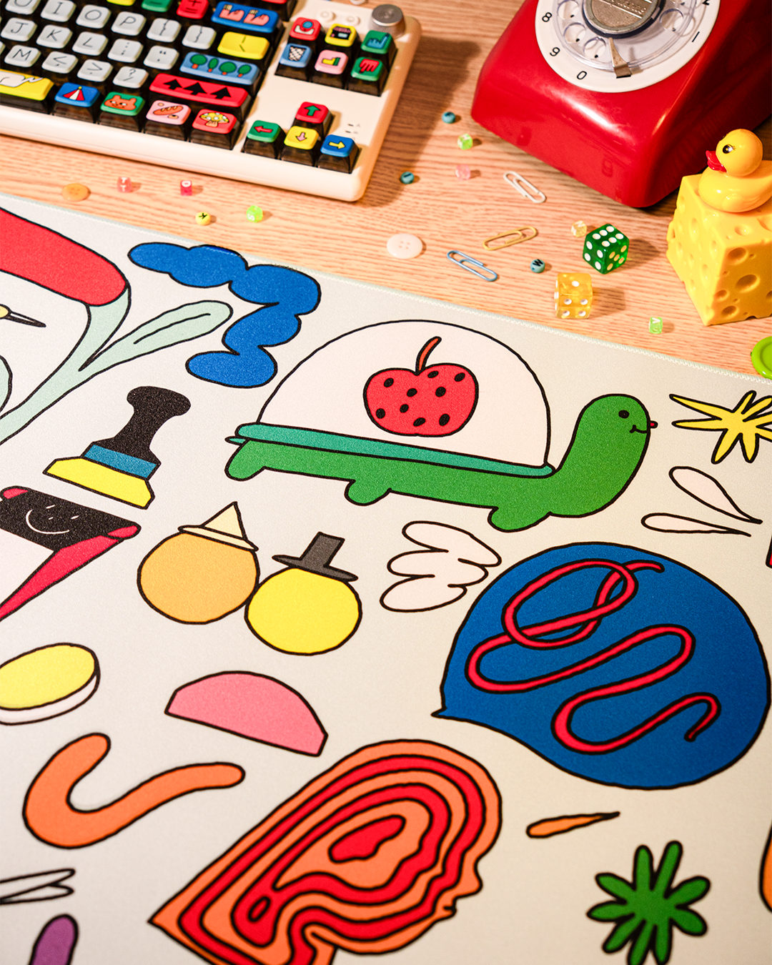 Thekapco x Celine LKW | Playground Deskmat & Wristrest