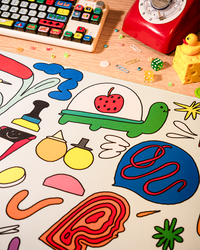 Thekapco x Celine LKW | Playground Deskmat & Wristrest