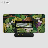 Thekapco x Senpao | Lily Garden Deskmat & Wristrest