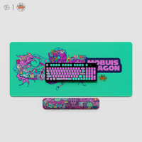 Thekapco x Vaunsarts | Mobius Dragon Deskmat & Wristrest