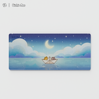 Thekapco x Bichi Mao | Moonlight Night Star Cat Deskmat