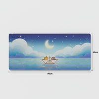 Thekapco x Bichi Mao | Moonlight Night Star Cat Deskmat