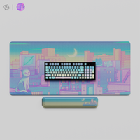 Thekapco x Elora | Moonlight City Deskmat & Wristrest