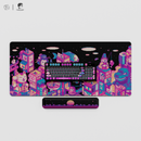 Thekapco x Pixel Jeff | Neon Japan Deskmat & Wristrest