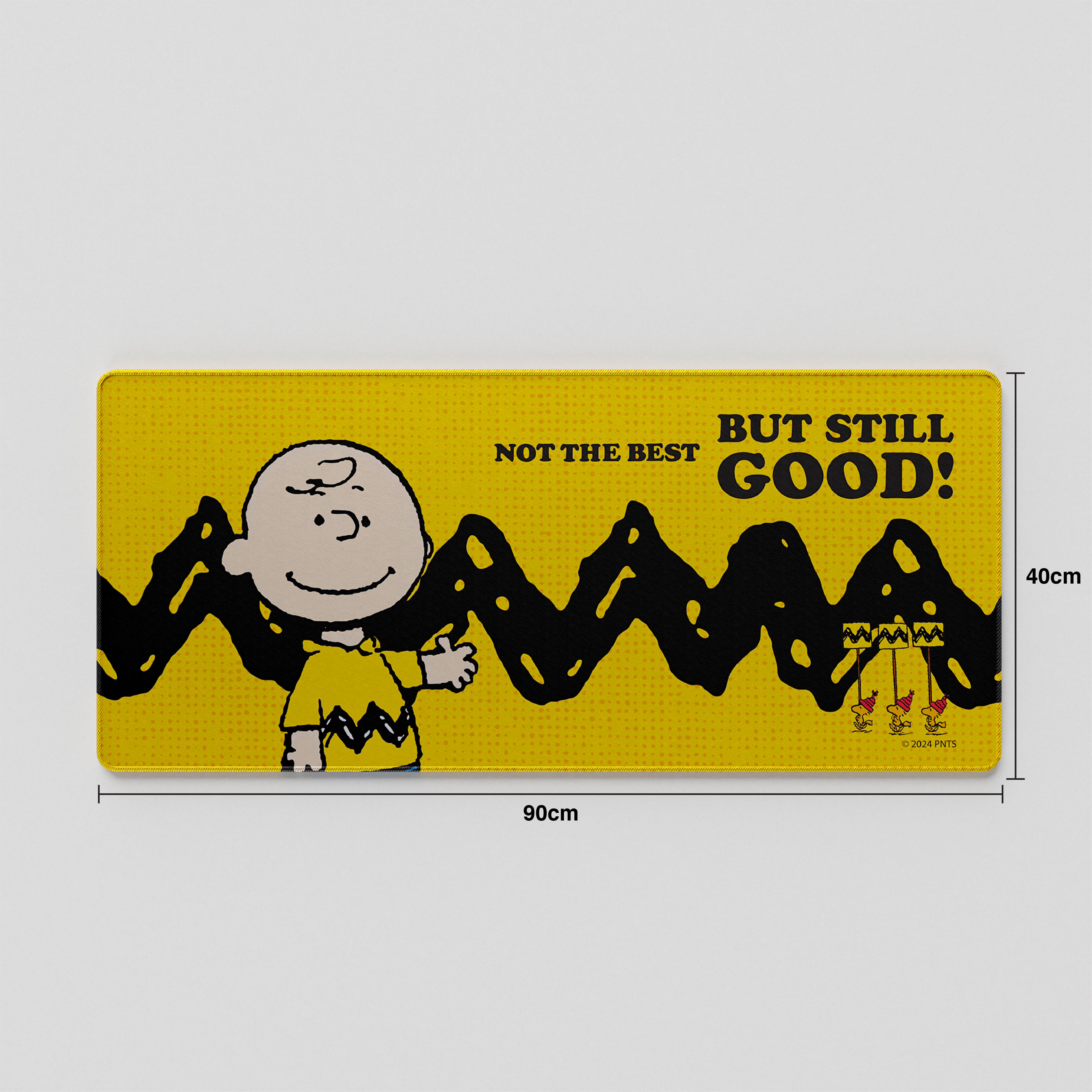 Thekapco x Peanuts | A Boy Named Charlie Brown Deskmat & Wristrest