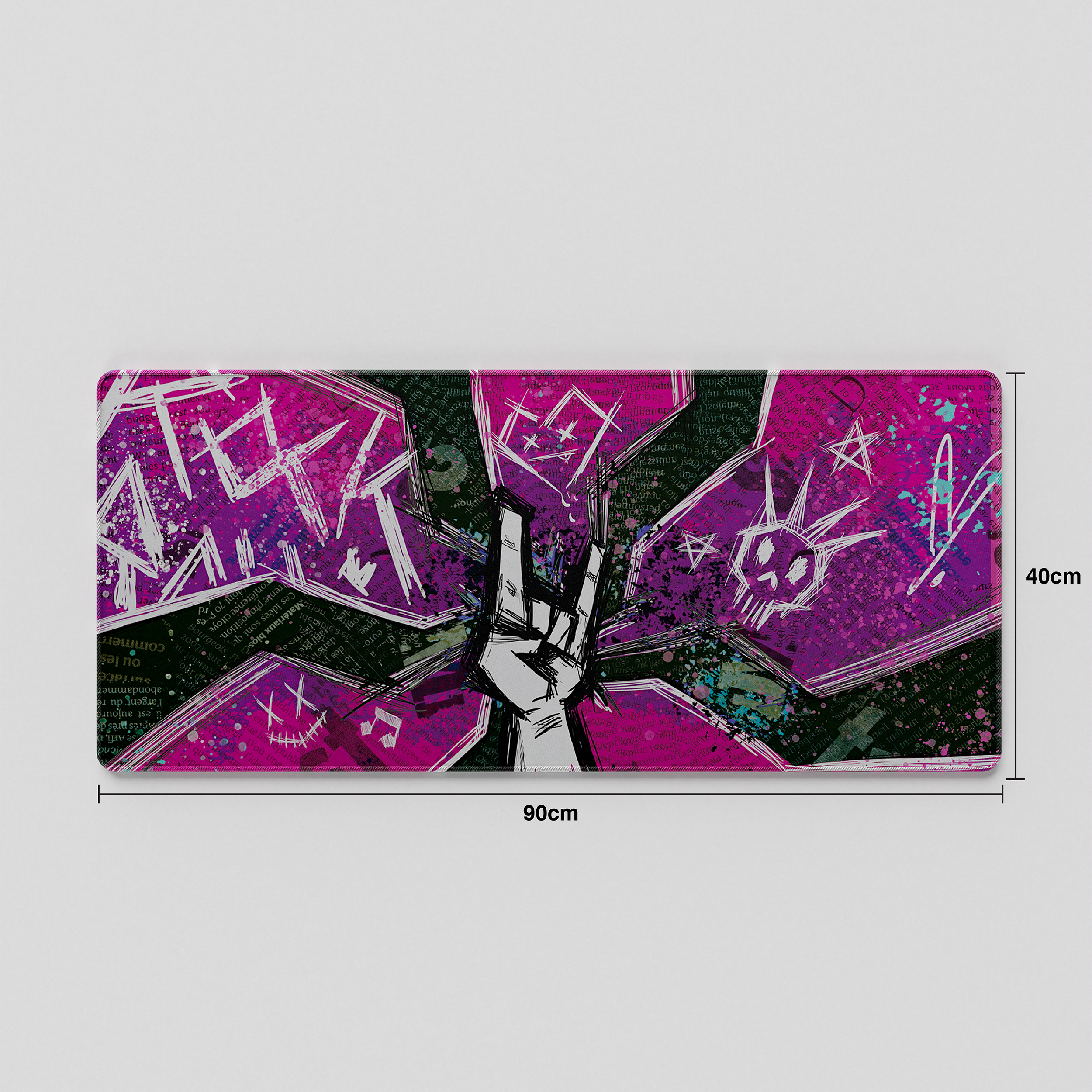 Thekapco x Atokai | The Punky Street Deskmat & Wristrest