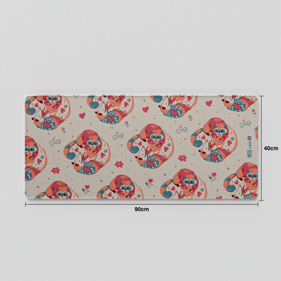 Thekapco x Ilustrata | Trash Friend Deskmat / Wristrest